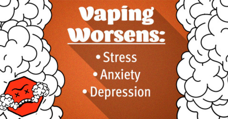 1 in 6 students who report mental health concerns also vape.